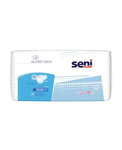 SUPER SENI Fit & Dry, pieluchomajtki L, 30 sztuk zdjęcie