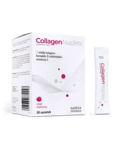 Norsa Pharma, Collagen Nucleo o smaku malinowym, saszetki, 30 sztuk zdjęcie