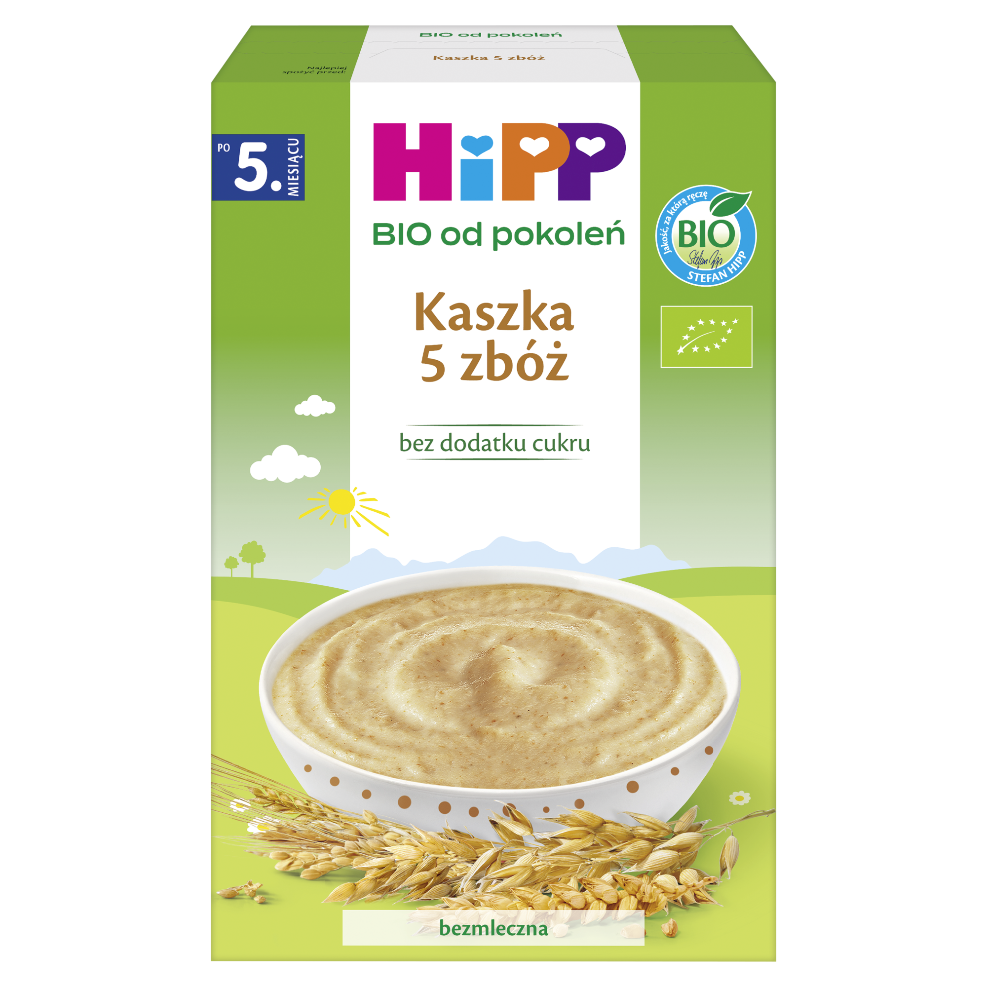 HiPP BIO od pokoleń, Kaszka 5 zbóż po 5. m-cu, 200 g zdjęcie