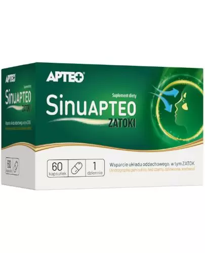 SinuAPTEO Zatoki 60 kapsułek zdjęcie