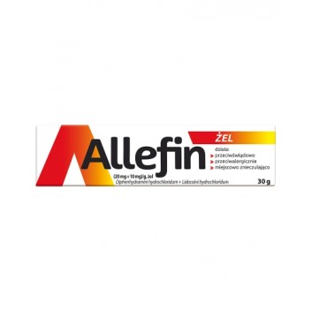 Allefin (20 mg + 10 mg)/g żel 30 g