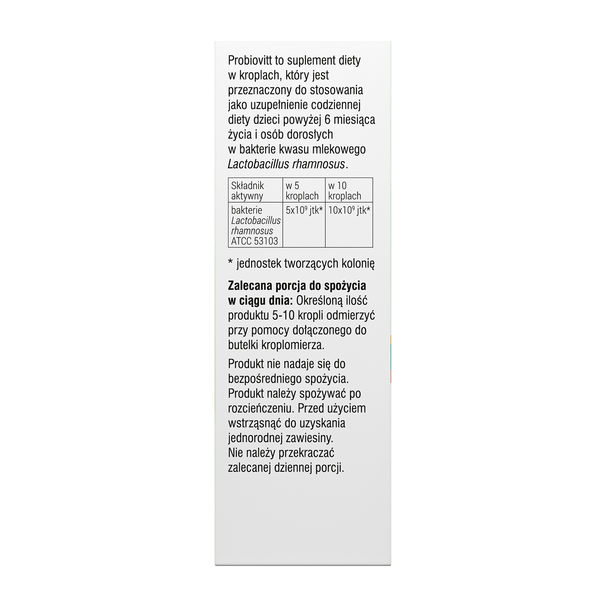 Probiovitt krople dla dzieci 10 ml