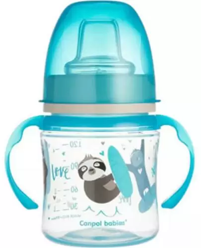 Canpol Babies EasyStart Sweet Fun kubek treningowy niebieski 120 ml [35/207] zdjęcie
