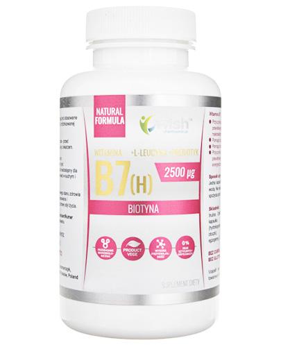 Wish Biotyna B7 (H) 2500mcg + L-Leucyna + Prebiotyk, 60 kapsułek zdjęcie