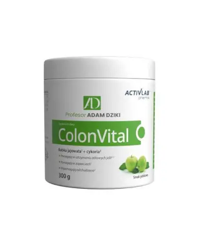 Activlab Pharma, ColonVital, babka jajowata, cykoria, smak jabłkowy, 300 g  zdjęcie
