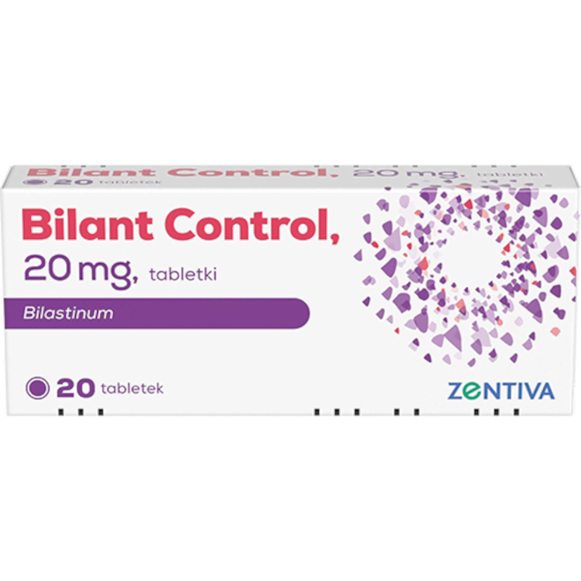 Bilant Control 20 mg, tabletki, 20 sztuk zdjęcie