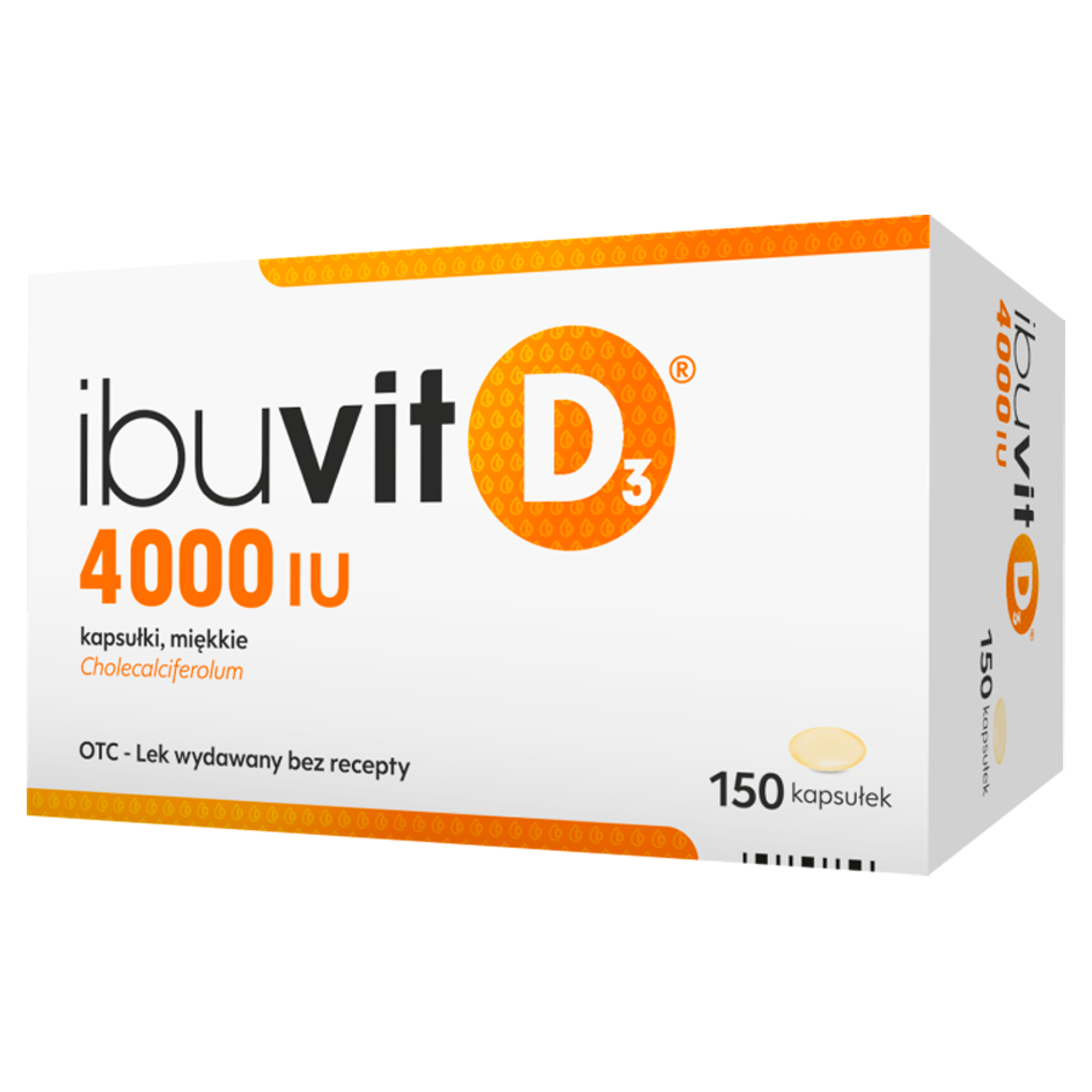 Ibuvit D3 4000 IU, 150 kapsułek miękkich zdjęcie
