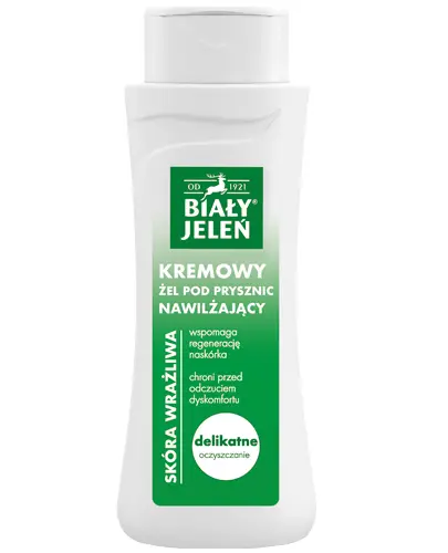 Biały Jeleń, Kremowy żel pod prysznic nawilżający, 300 ml zdjęcie