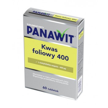 Panawit Kwas foliowy 400, 60 tabletek 