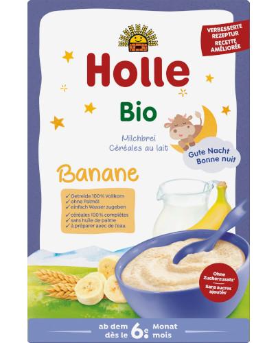 HOLLE Kaszka mleczno-pszenna bananowa na noc - 250 g zdjęcie