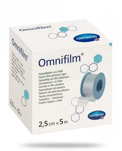 Hartmann Omnifilm przylepiec mocujący z folii 2,5cm x 5m 1 sztuka zdjęcie