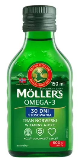 Moller's Tran Norweski naturalny, 150 ml zdjęcie