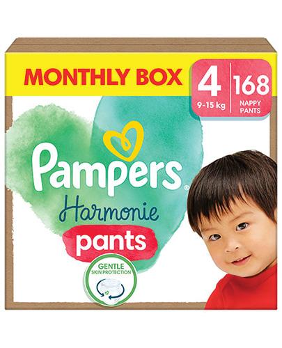 Pampers Harmonie Baby Pieluchomajtki, rozmiar 4, 9 kg-15 kg,  168 sztuk zdjęcie