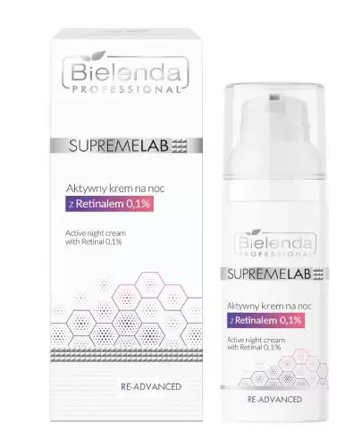 Bielenda Professional SupremeLab Re-Advanced aktywny krem na noc z retinalem 0,1% 50 ml zdjęcie