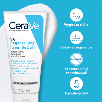CERAVE SA Regenerujący krem do stóp do skóry bardzo suchej, 88 ml
