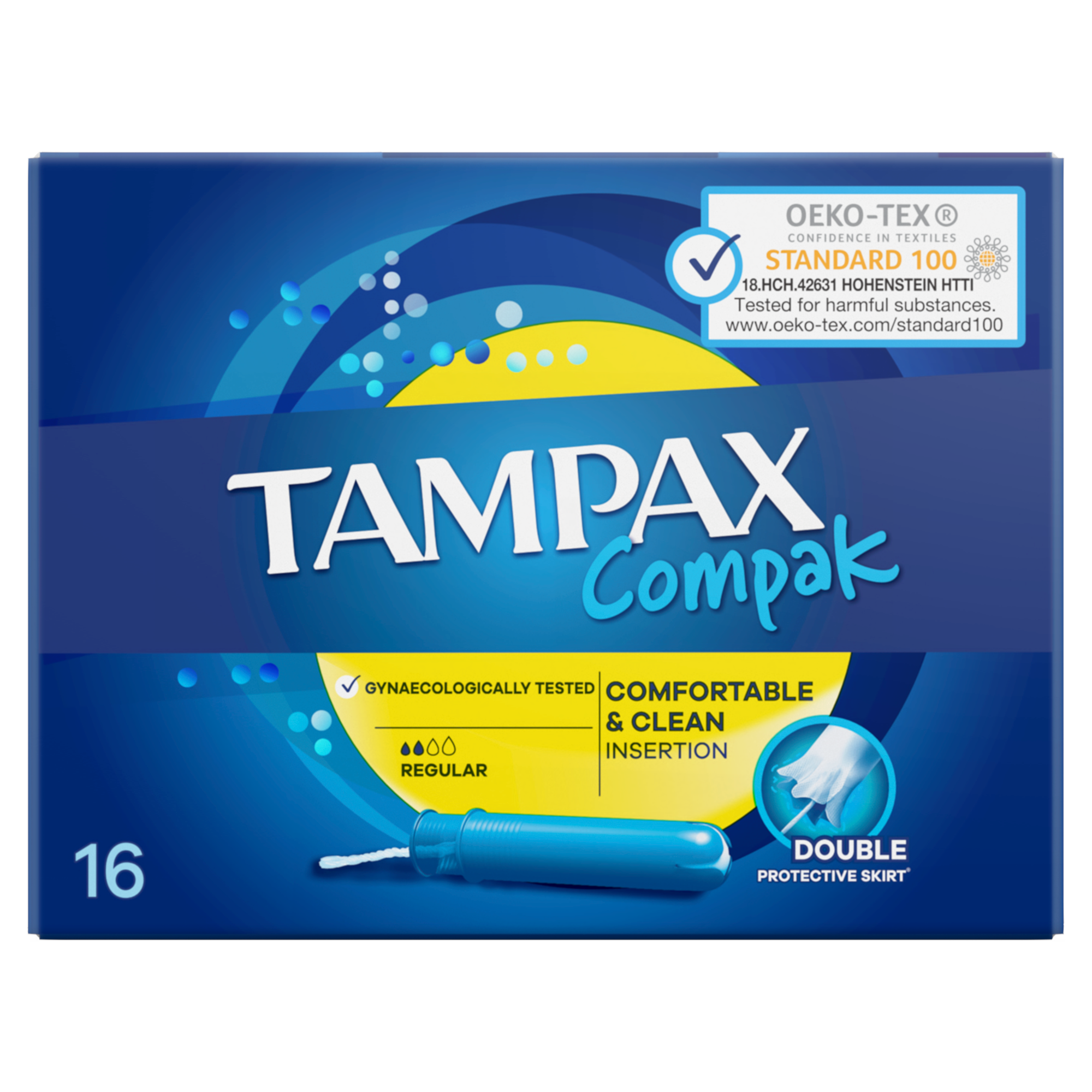 TAMPAX COMPAK Tampony z aplikatorem Regular - 16 szt. zdjęcie