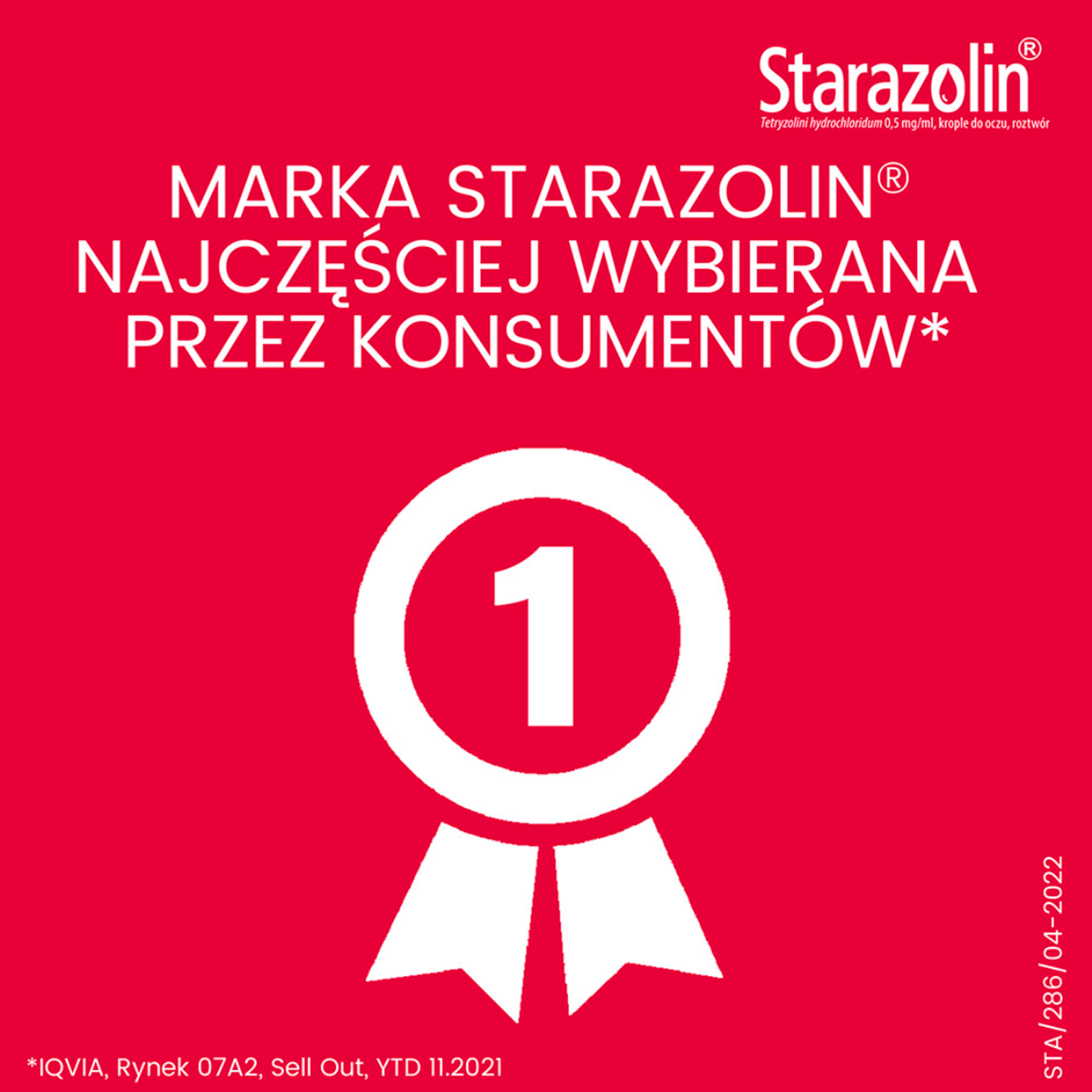 Starazolin 0,5 mg/ml krople do oczu 2 x 5 ml