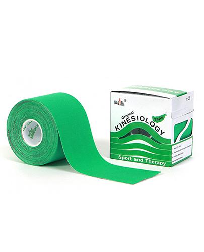 Nasara Kinesiology Tape, 5 cm x 5 m, zielony, 1 szt., cena, właściwości, opinie zdjęcie