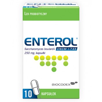 Enterol 250 mg 10 kapsułek