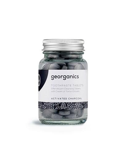 Georganics, Naturalne tabletki do mycia zębów, Activated Charcoal, 120 tabletek zdjęcie