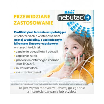 NEBUTAC Hipertoniczny roztwór chlorku sodu 3% - 30 amp.