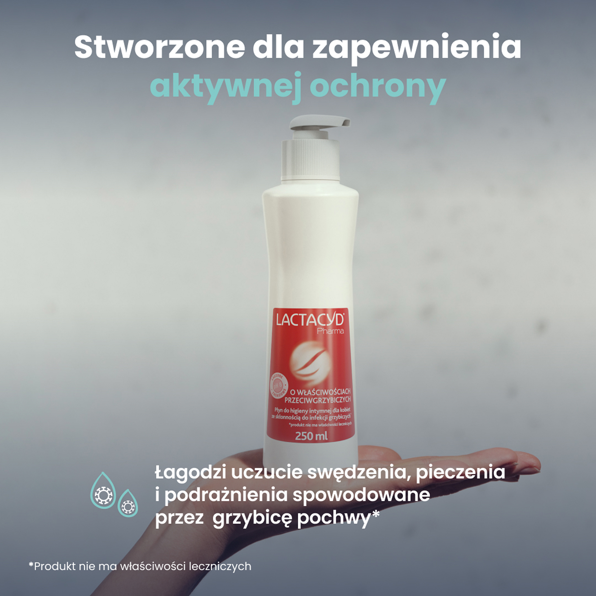 Lactacyd Pharma, Płyn do higieny intymnej o właściwościach przeciwgrzybiczych, 250 ml