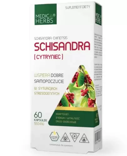 Medica Herbs Schisandra 60 kapsułek zdjęcie