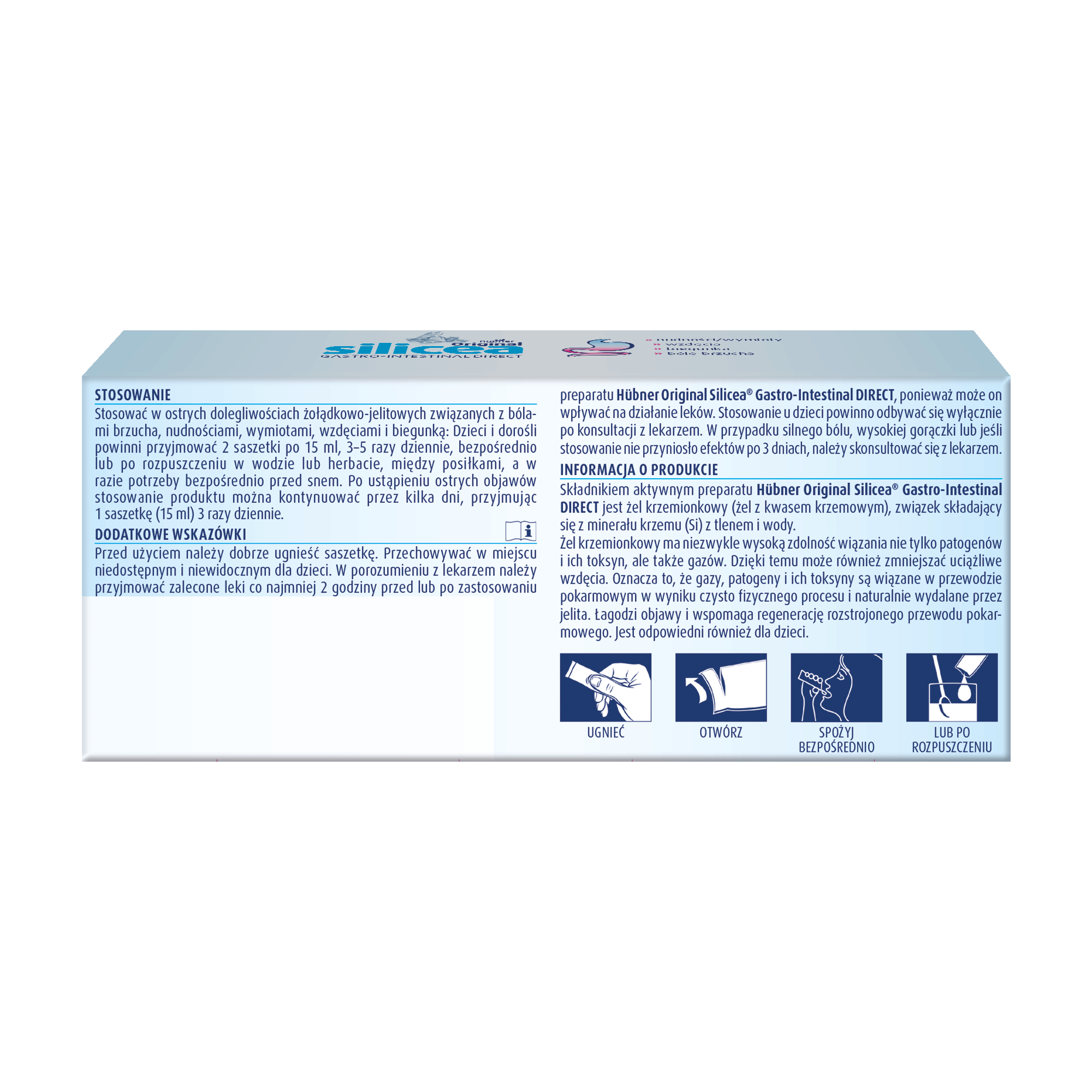 Silicea Gastro-Intestinal Direct, 6 x 15 ml