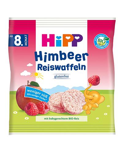 HiPP Malinowe Wafelki ryżowe, 30 g, cena, skład, opinie zdjęcie