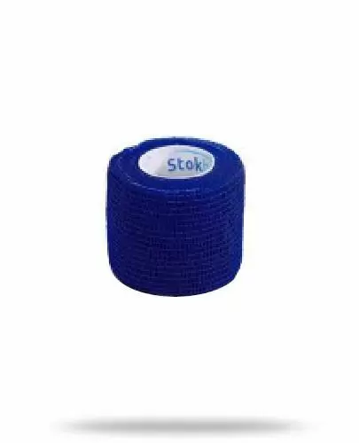 Stokban bandaż elastyczny samoprzylepny niebieski 5cm x 4,5m 1 sztuka zdjęcie