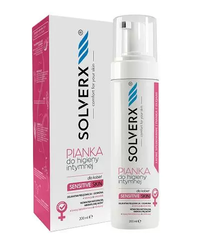 Solverx Pianka do higieny intymnej dla kobiet 200 ml zdjęcie