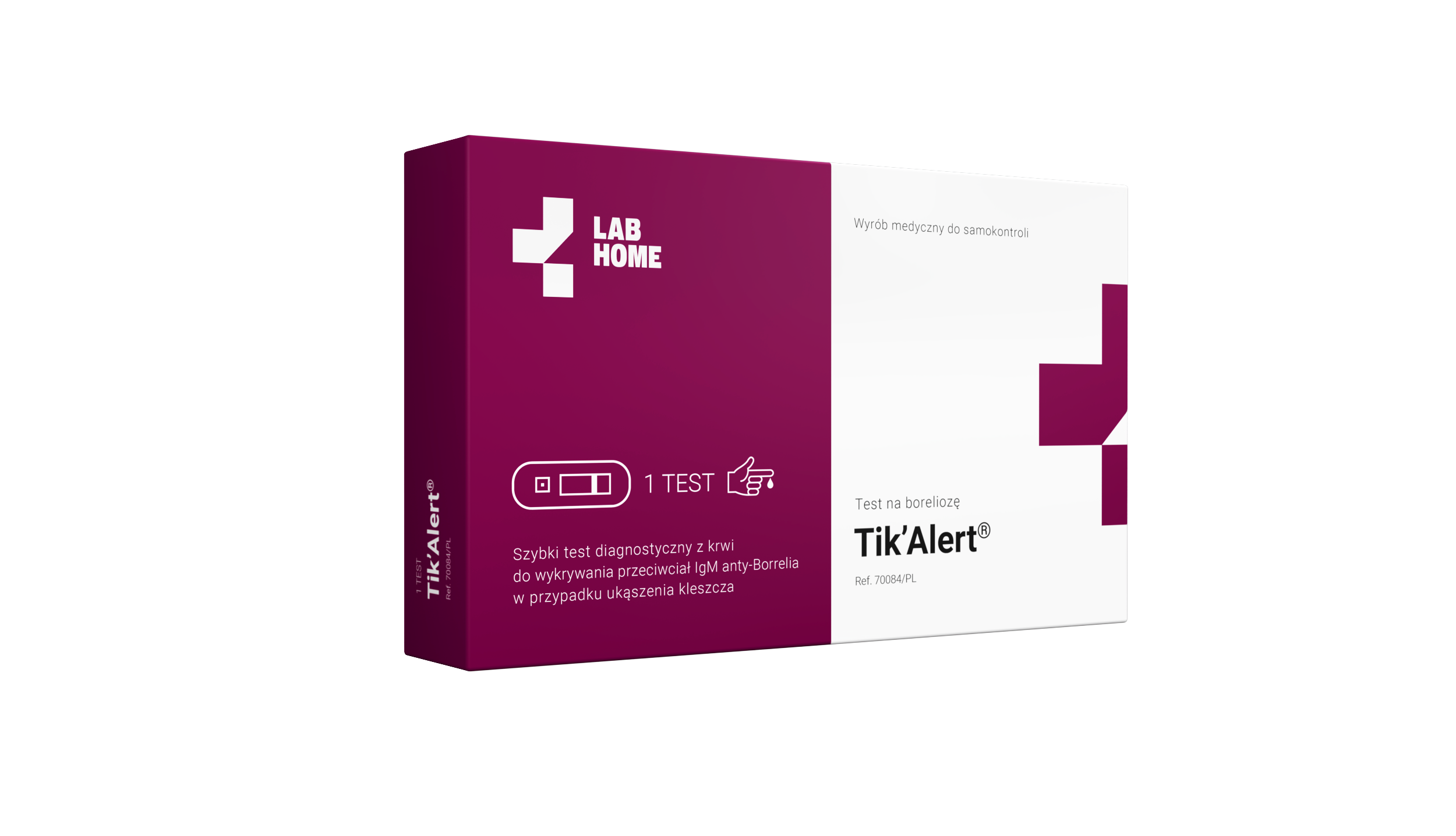 LabHome Tik'alert test na boreliozę z krwi 1 sztuka zdjęcie