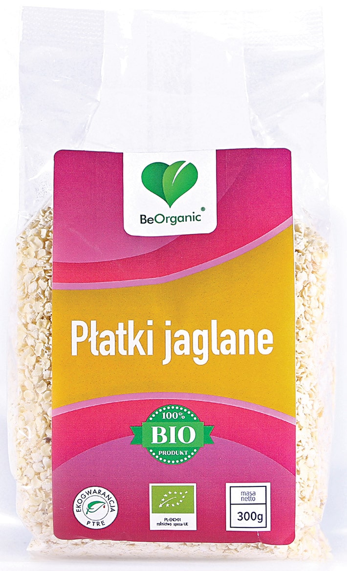 BeOrganic, Płatki jaglane Eko, 300 g zdjęcie