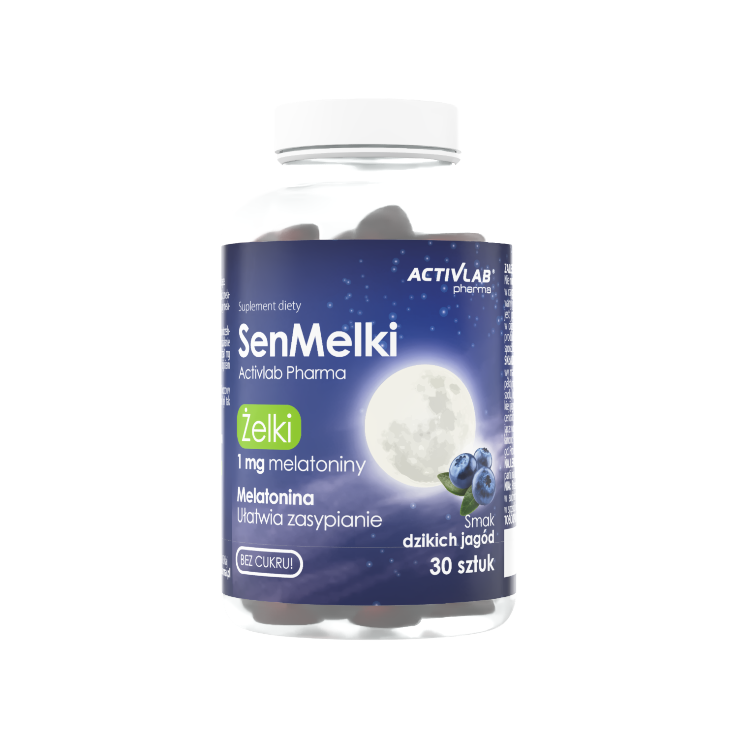 ActivLab Pharma, SenMelki, żelki, smak jagodowy, 30 sztuk zdjęcie