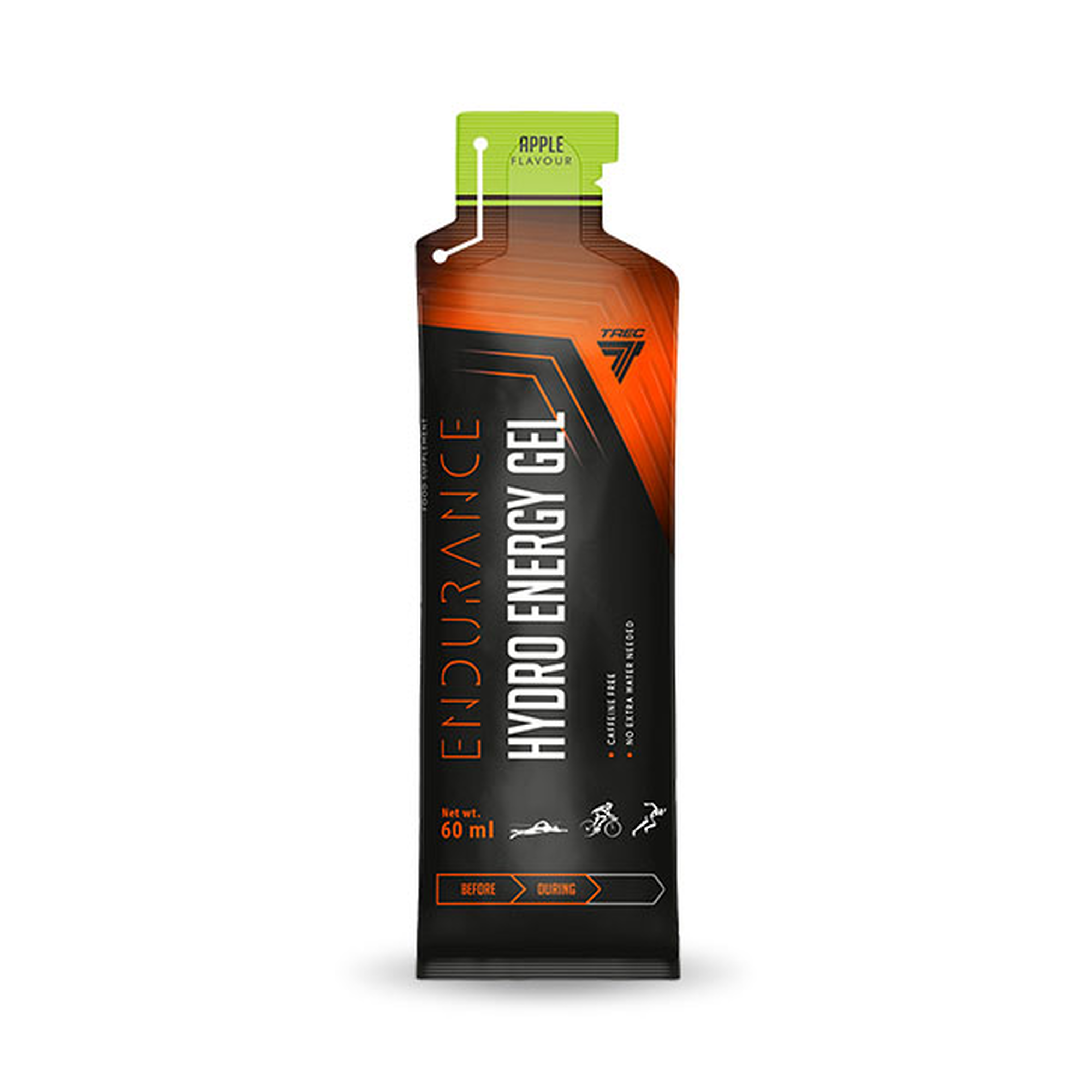 Trec Endurtance Hydro Energy Gel Apple, płyn, 60 ml zdjęcie