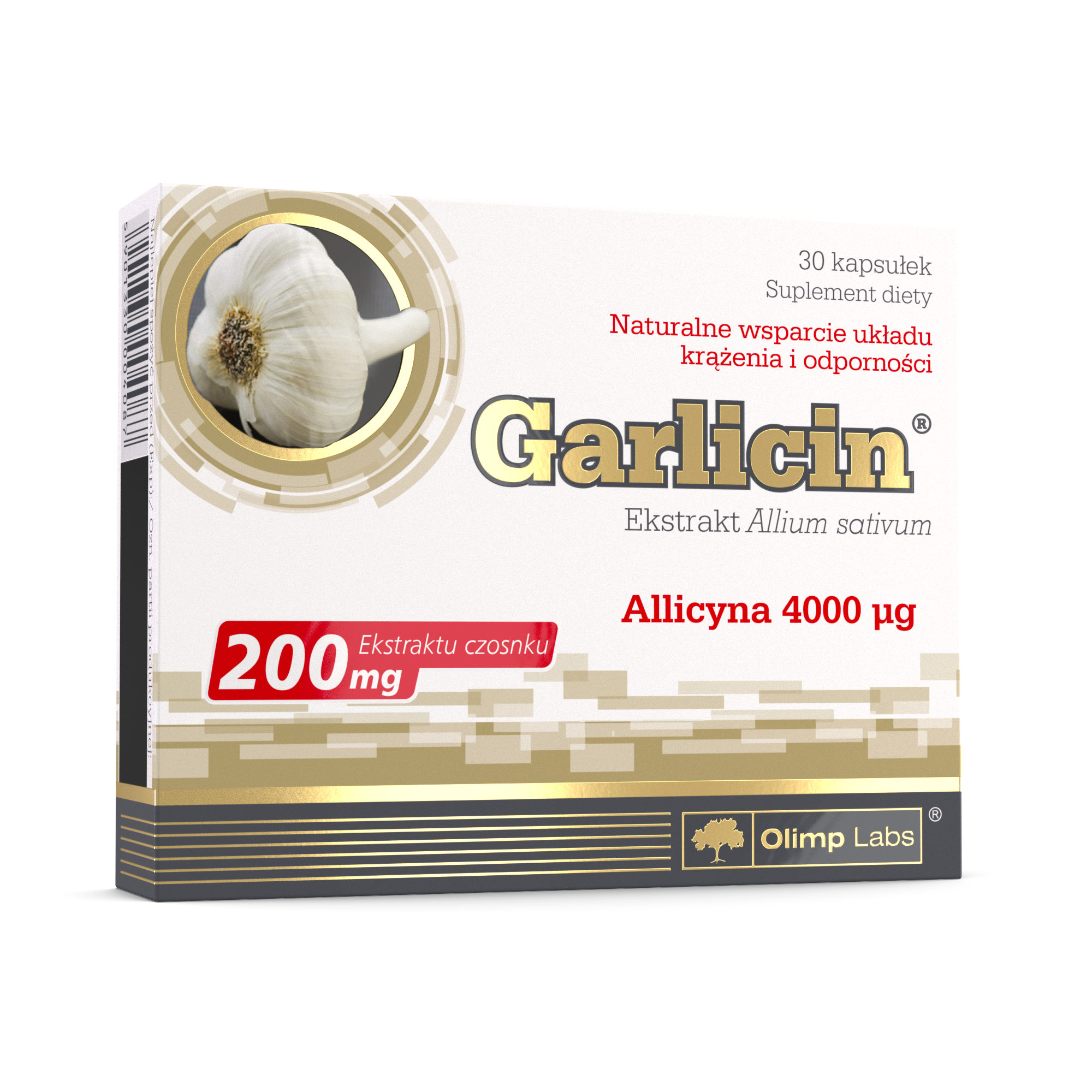 OLIMP GARLICIN Bezzapachowy ekstrakt z czosnku - 30 kaps.