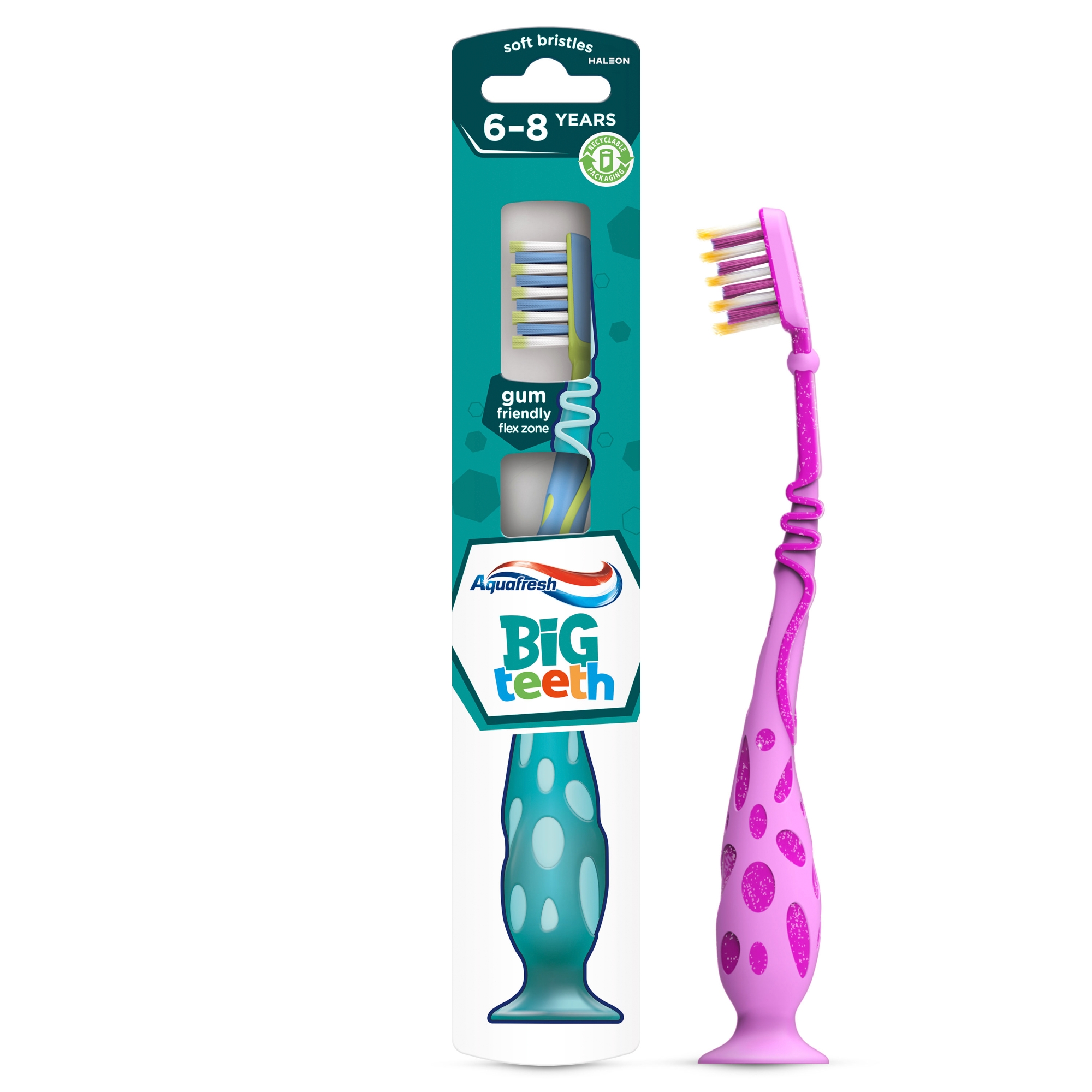 Aquafresh Big teeth 6-8 lat szczoteczka do zębów 1 sztuka zdjęcie