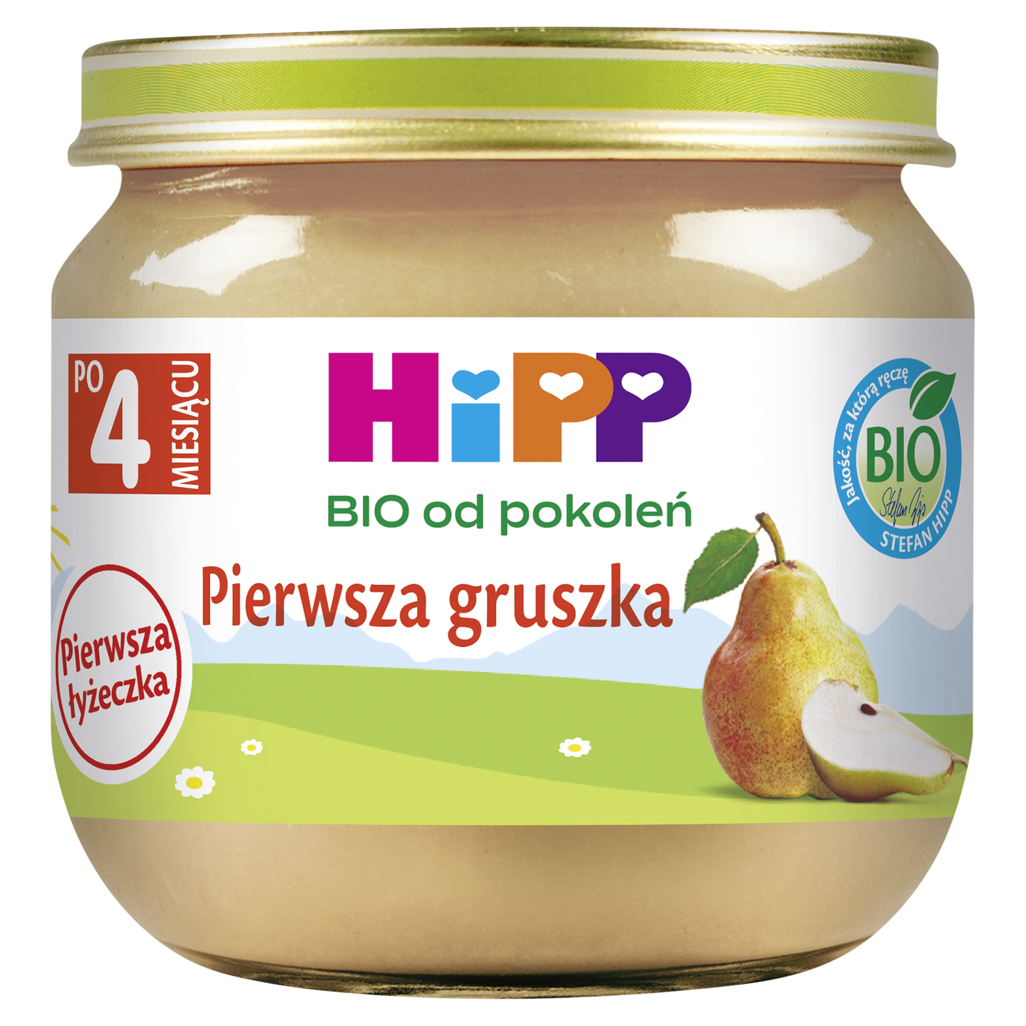HiPP BIO od pokoleń, Pierwsza gruszka, po 4. m-cu, 80 g zdjęcie
