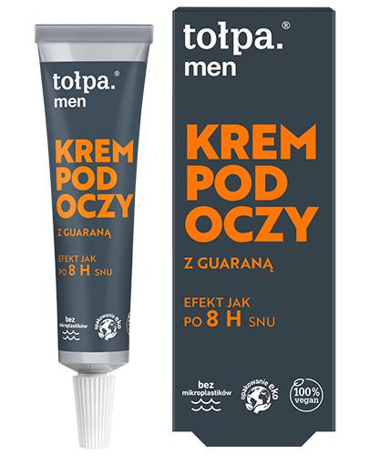 Tołpa Men Krem pod oczy z guaraną, 10 ml, cena, opinie, stosowanie zdjęcie