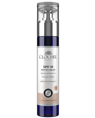 Clochee Sun Protection Matujący krem SPF50 - 50 ml - cena, opinie, stosowanie zdjęcie