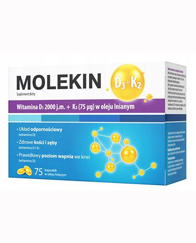 Molekin D3 + K2, 75 kaps. zdjęcie