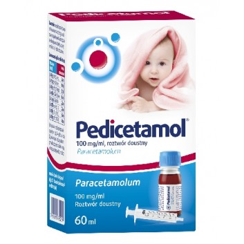 Pedicetamol, 100 mg/ml, roztwór doustny, 60 ml
