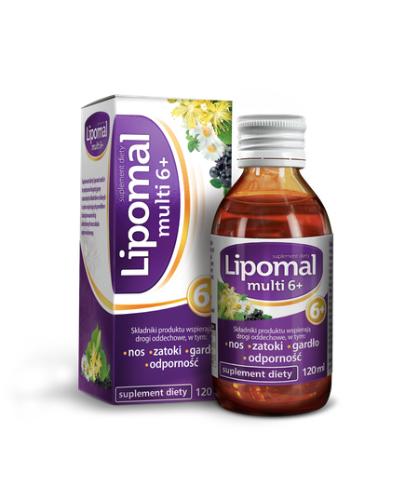 Aflofarm, Lipomal multi 6+, płyn, 120 ml zdjęcie