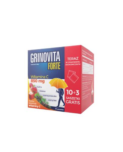 GRINOVITA FORTE Witamina C 850 mg, 13 saszetek  zdjęcie