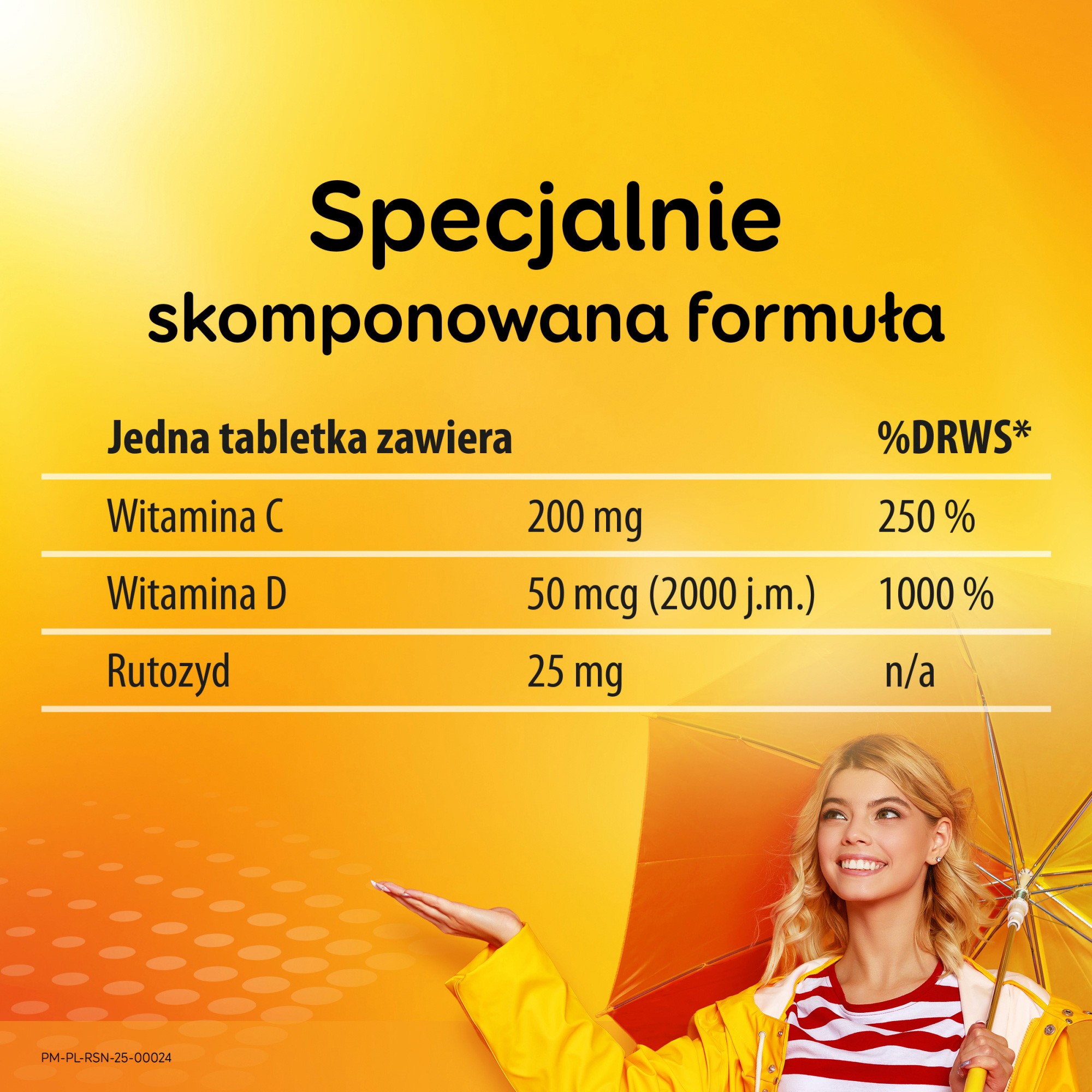 Rutinoscorbin Max D3, tabletki, 60 sztuk