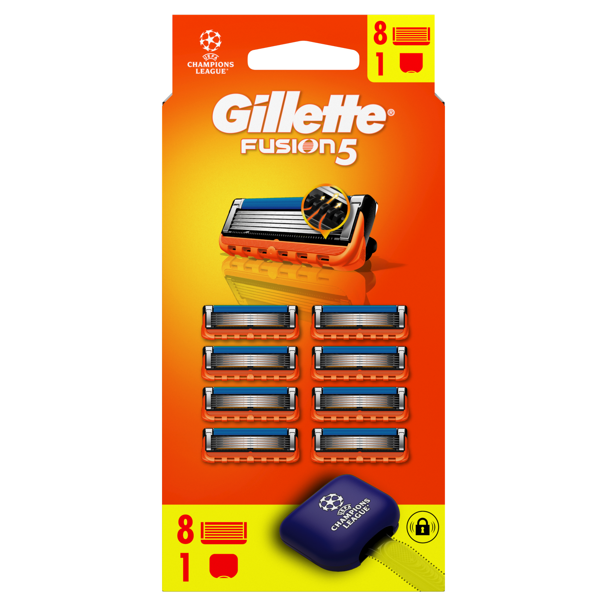Gillette Fusion5 Ostrza wymienne do maszynki do golenia dla mężczyzn, 8 sztuk zdjęcie