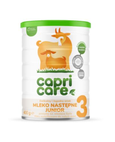 Capricare 3 Mleko następne Junior, powyżej 12. miesiąca, 400g zdjęcie