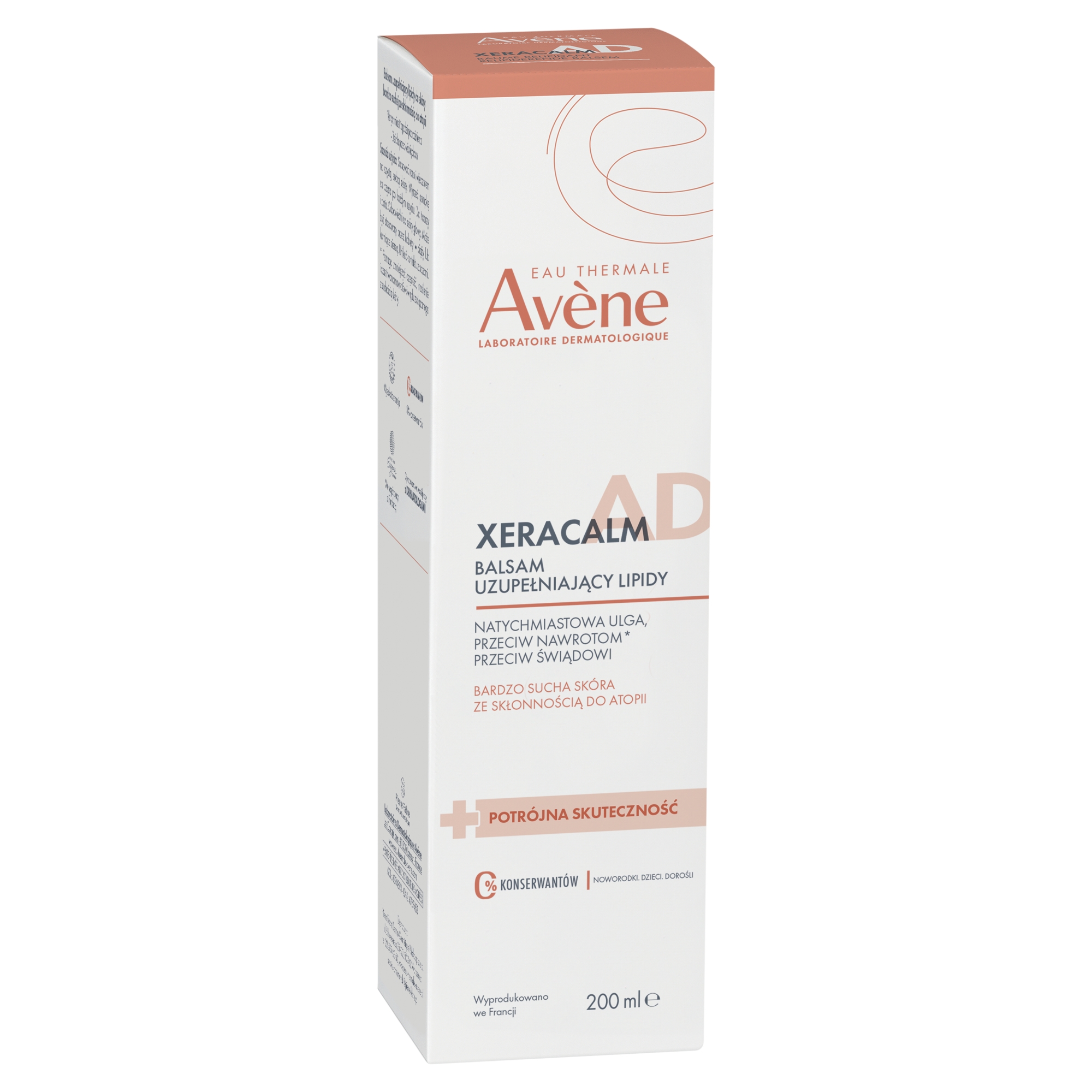 Avene Xeracalm A.D, balsam uzupełniający lipidy, 200 ml zdjęcie