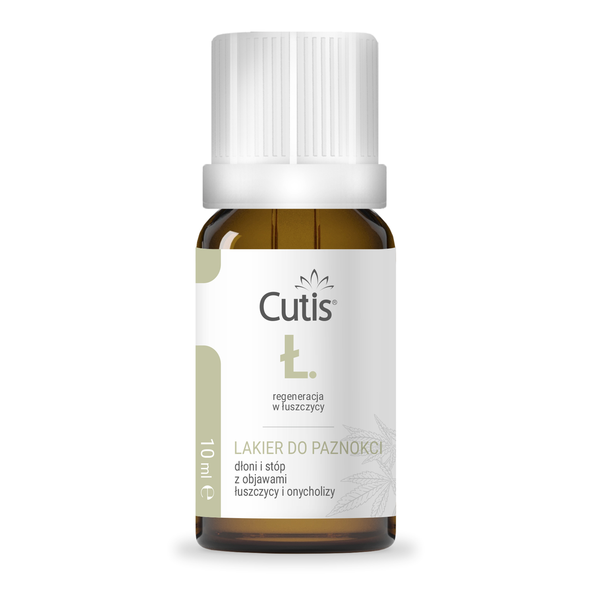 Cutis Ł-Łuszczyca Onycholiza lakier do paznokci + CBD, 10 ml zdjęcie