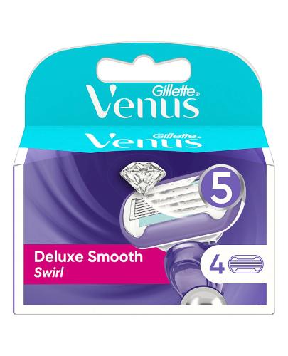 Gillette Venus 5 Deluxe Smooth Swirl Wkład do maszynki do golenia, 4 szt., cena, opinie, wskazania zdjęcie